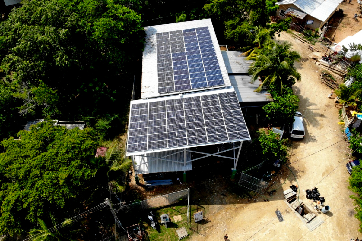 Wastewater treatment plant in Roatan, Honduras